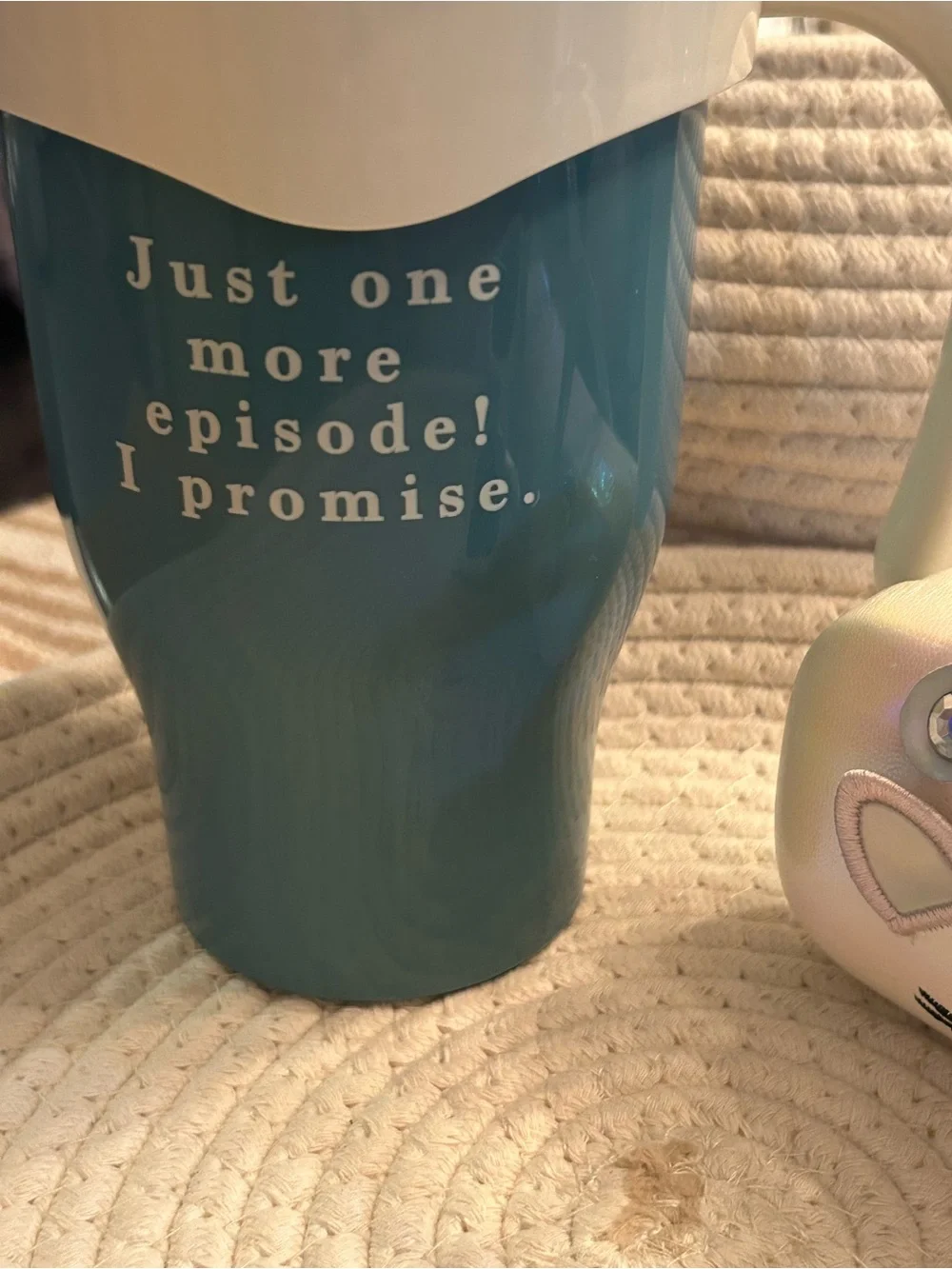 Girls Teal Travel Mug With Straw Sunglasses With Cute Case